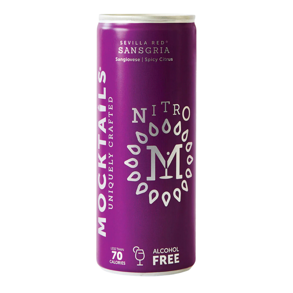 Mocktails Seville Red Sansgria - Alcohol Free Cocktail Dry Drinker