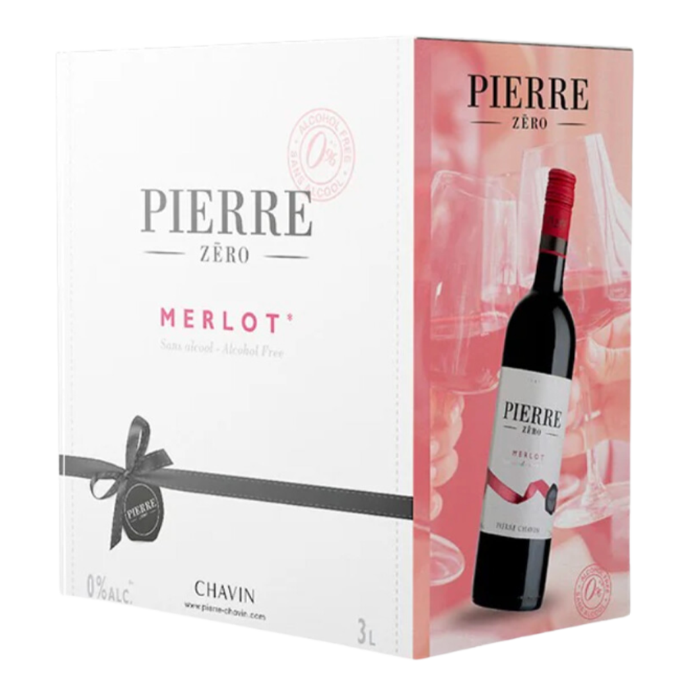 Pierre Zero Alcohol Free Red - 3L Party Wine Box