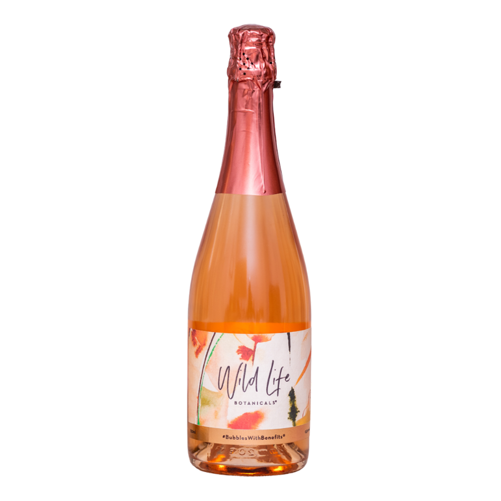 Wild Life Botanicals Blush - Non Alcoholic Sparkling Rose Wine Dry Drinker