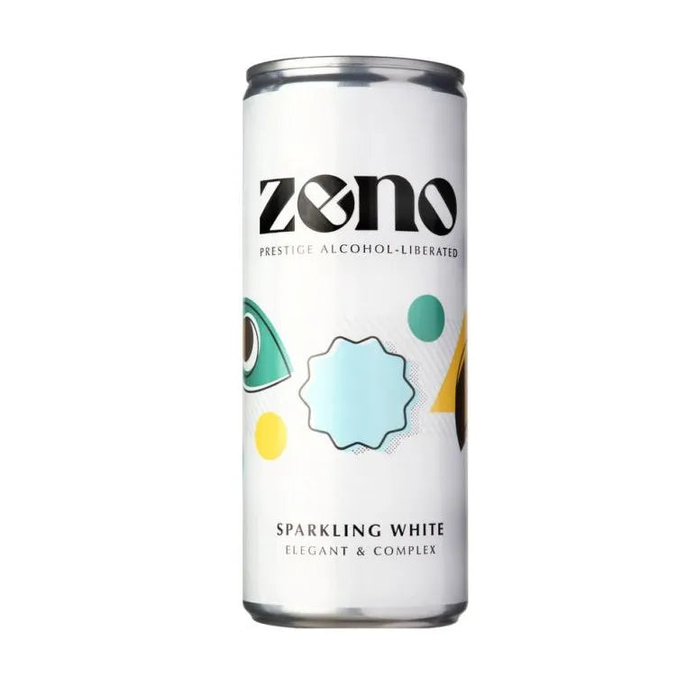 Zeno Sparkling White - Non Alcoholic Wine Can Dry Drinker