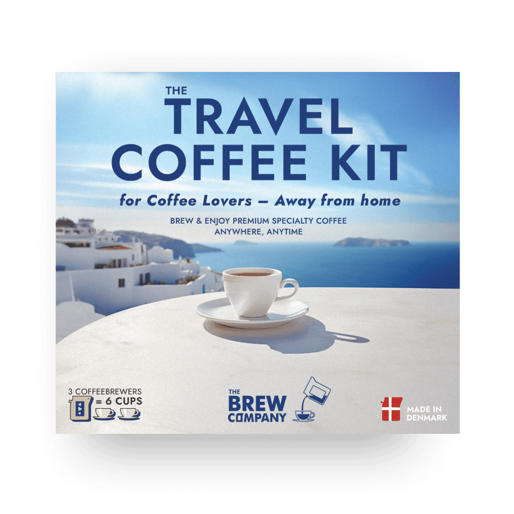 SPECIALTY COFFEE TRAVEL KIT GREECE 3 PCS GIFT BOX