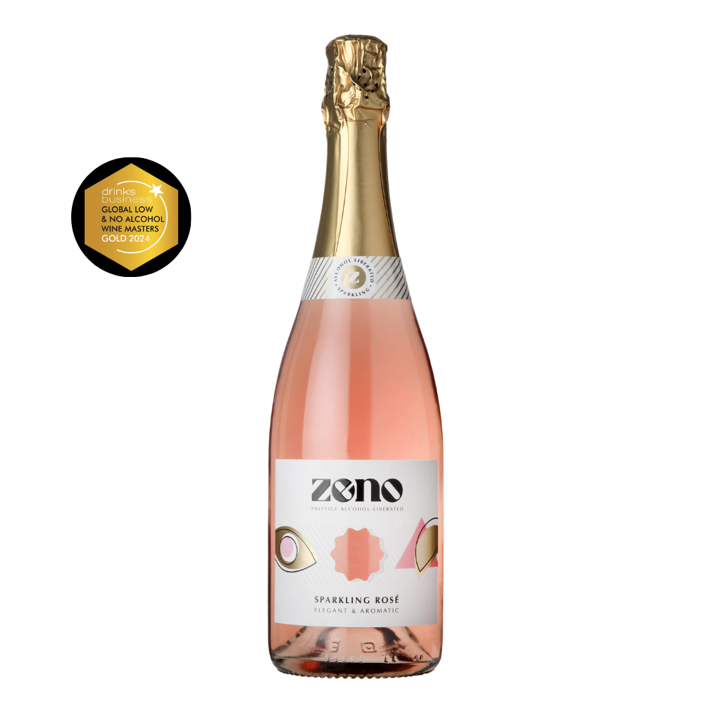 Zeno Rose - Non Alcoholic Sparkling Rose Wine Dry Drinker