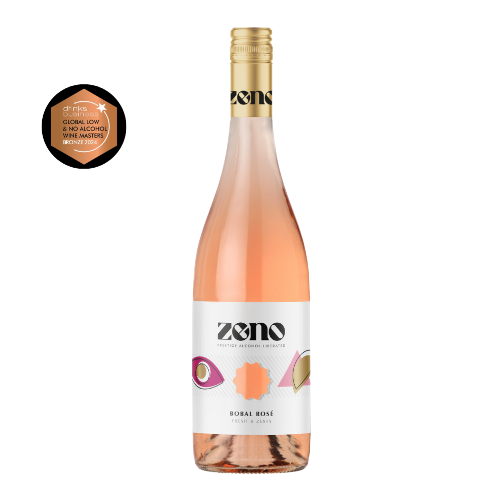 Zeno Bobal Rose - Non Alcoholic Rose Wine The Alcohol Free Co