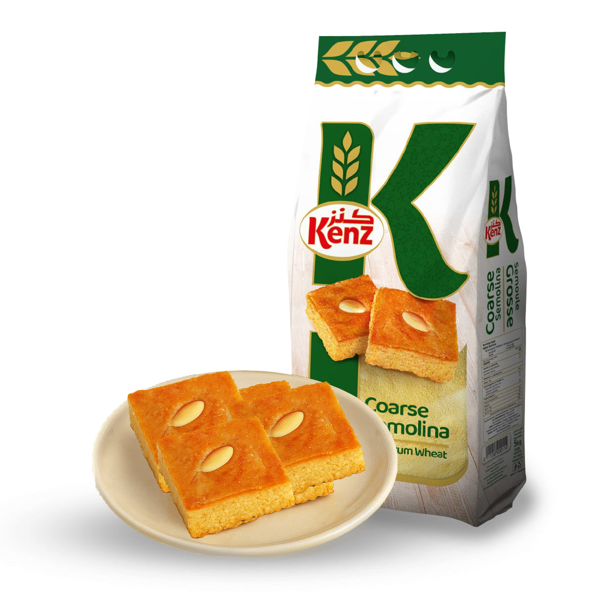 Kenz Coarse Durum Semolina 5Kg Bag