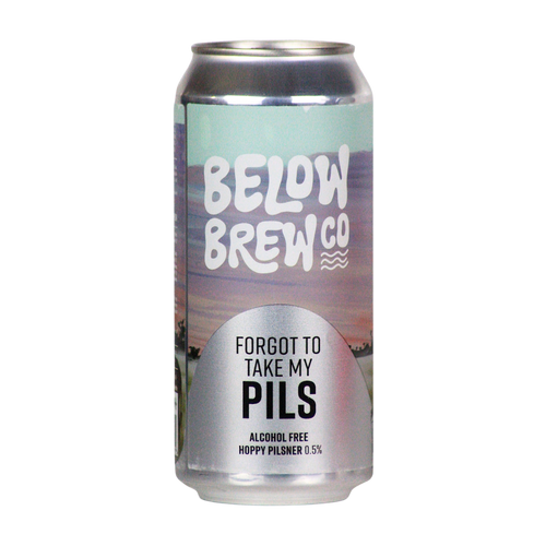 Below Brew Forgot To Take My Pils - Hoppy Pils Lager Alcohol Free Drinks Company