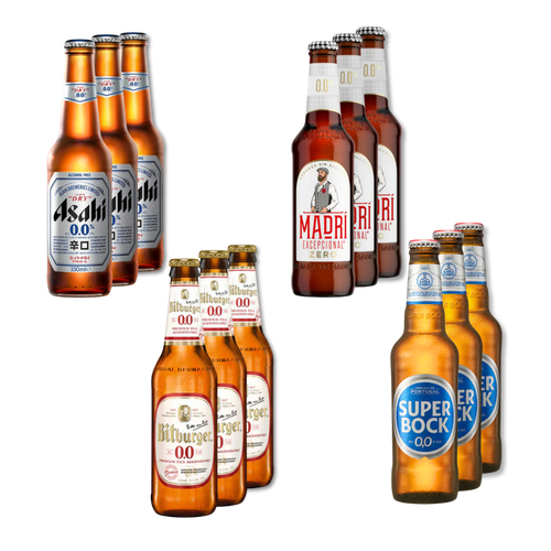 Big Name Alcohol Free Lager Beer Box - 12 Pack The Alcohol Free Co
