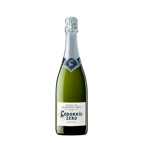 Codorníu Zero 0.0% Alcohol Free Sparkling White Wine - Crisp Non Alcoholic Bubbles