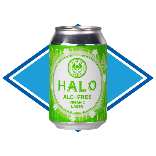 Black Isle Halo Organic Lager Alcohol Free Drinks Company