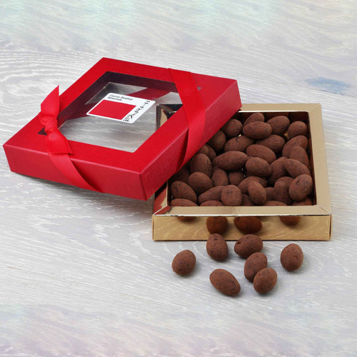 Cocoa Dusted Dark Chocolate Almonds, Palm Oil Free, 200g