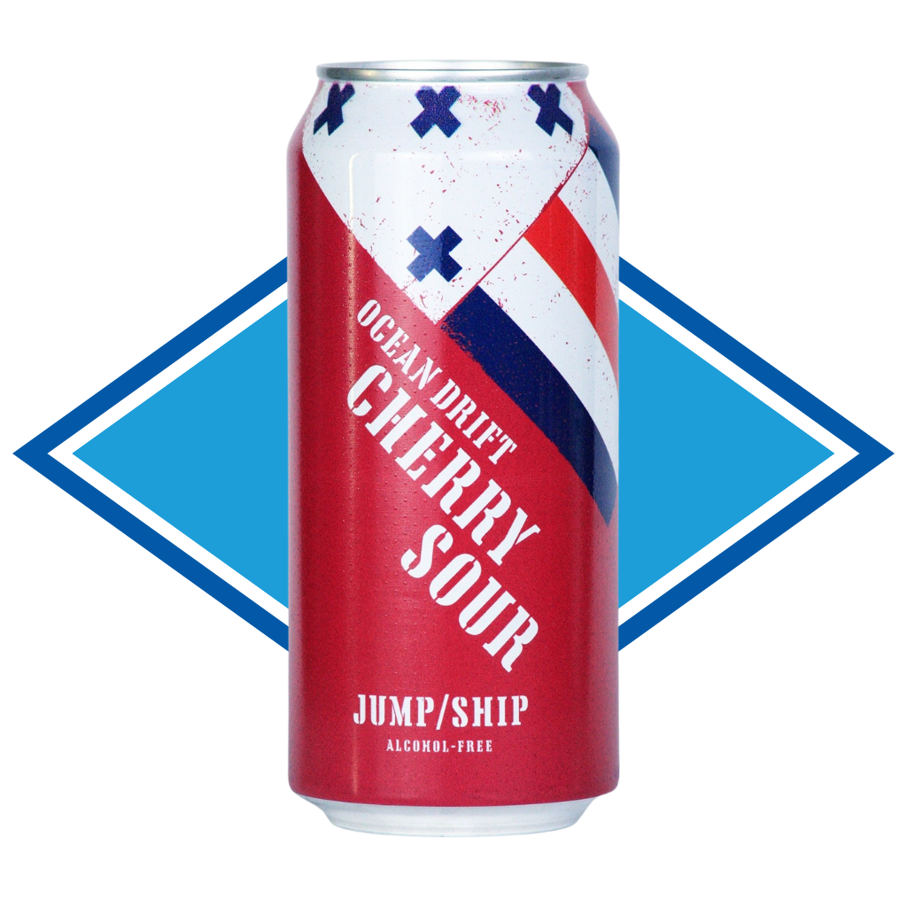 Jump Ship Ocean Drift Cherry Sour Alcohol Free Drinks Company