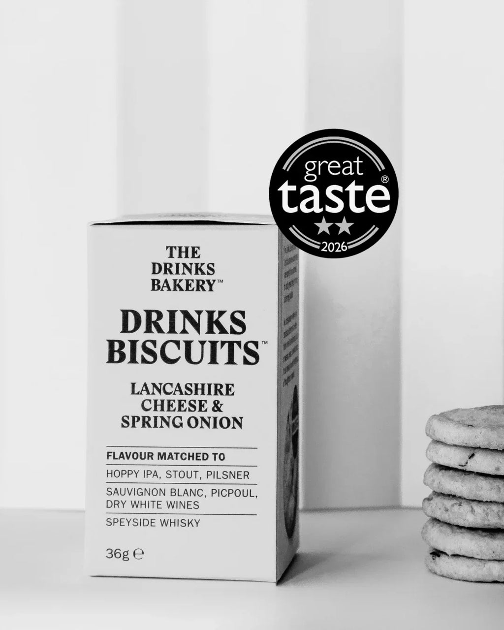 Lancashire Cheese & Spring Onion Drinks Biscuits
