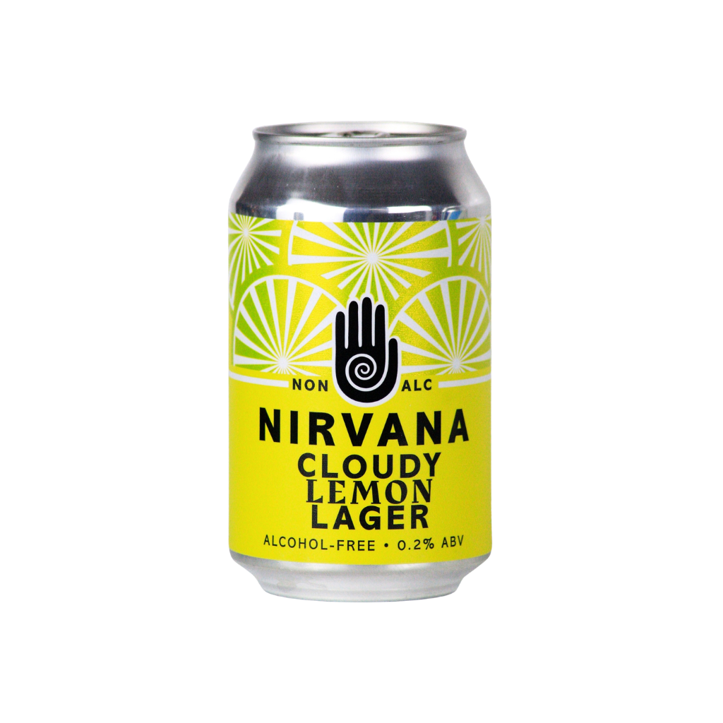 Nirvana Cloudy Lemon Lager 330ml Can