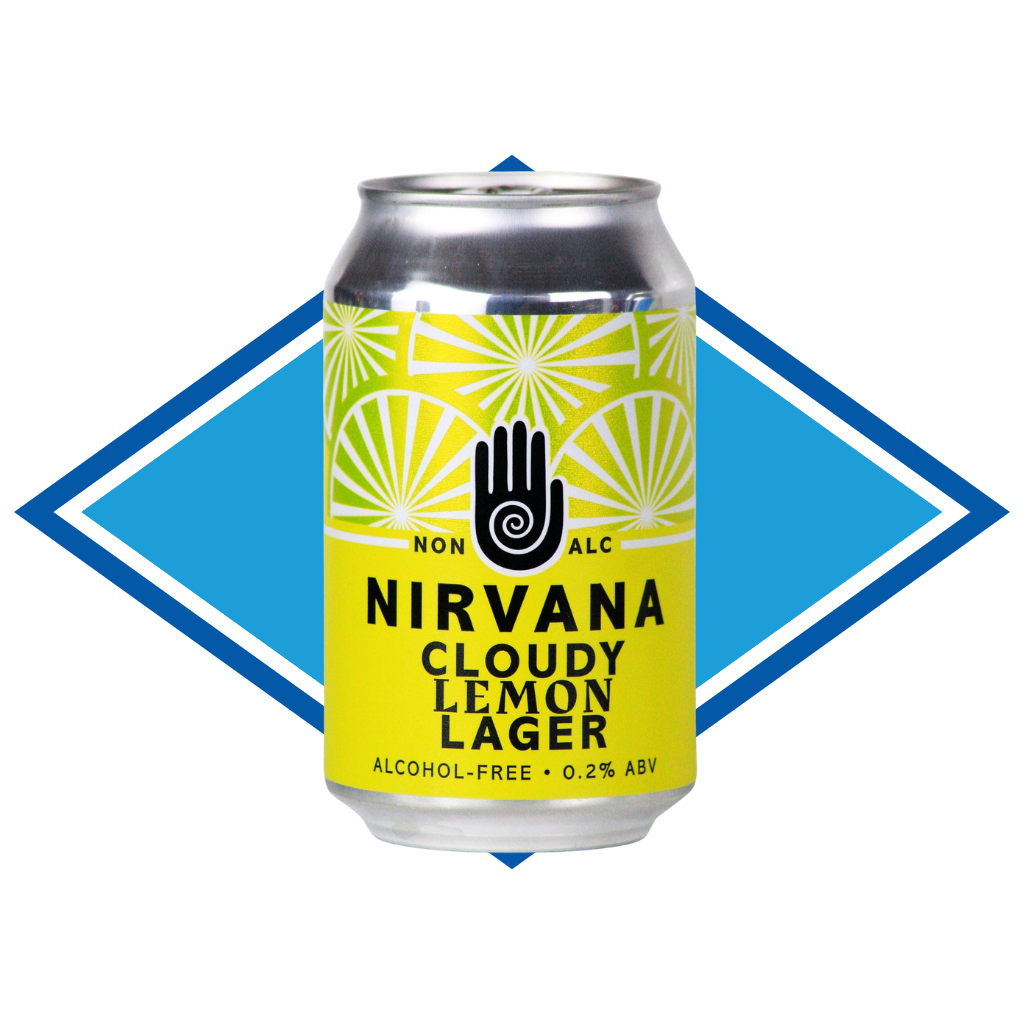 Nirvana Cloudy Lemon Lager 330ml Can
