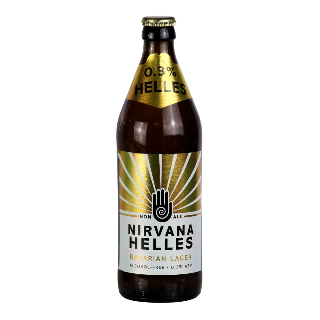 Nirvana Bavarian Helles Lager 500ml bottle