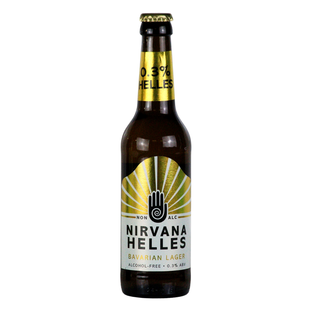 Nirvana Bavarian Helles Lager 330ml bottle