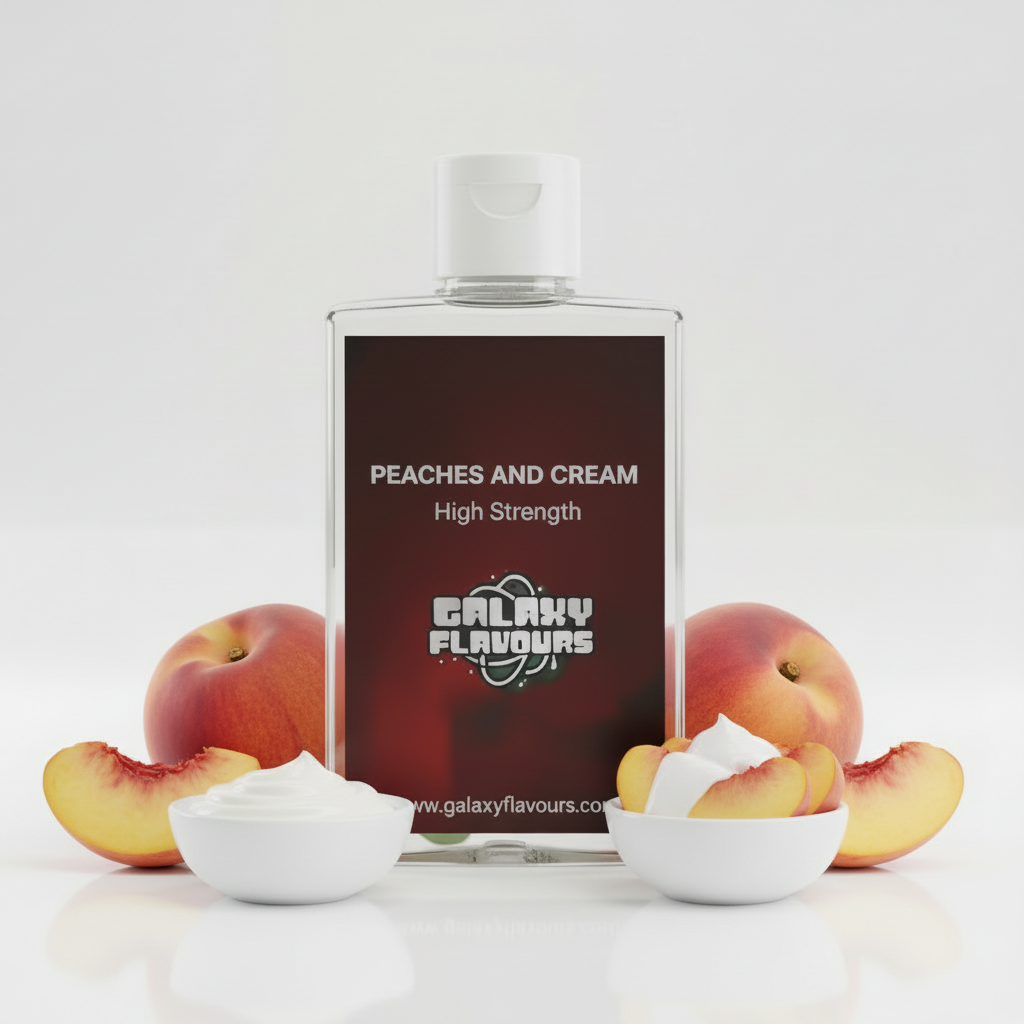 Peaches and Cream Food Flavouring Concentrate – Professional High Strength – 100ml
