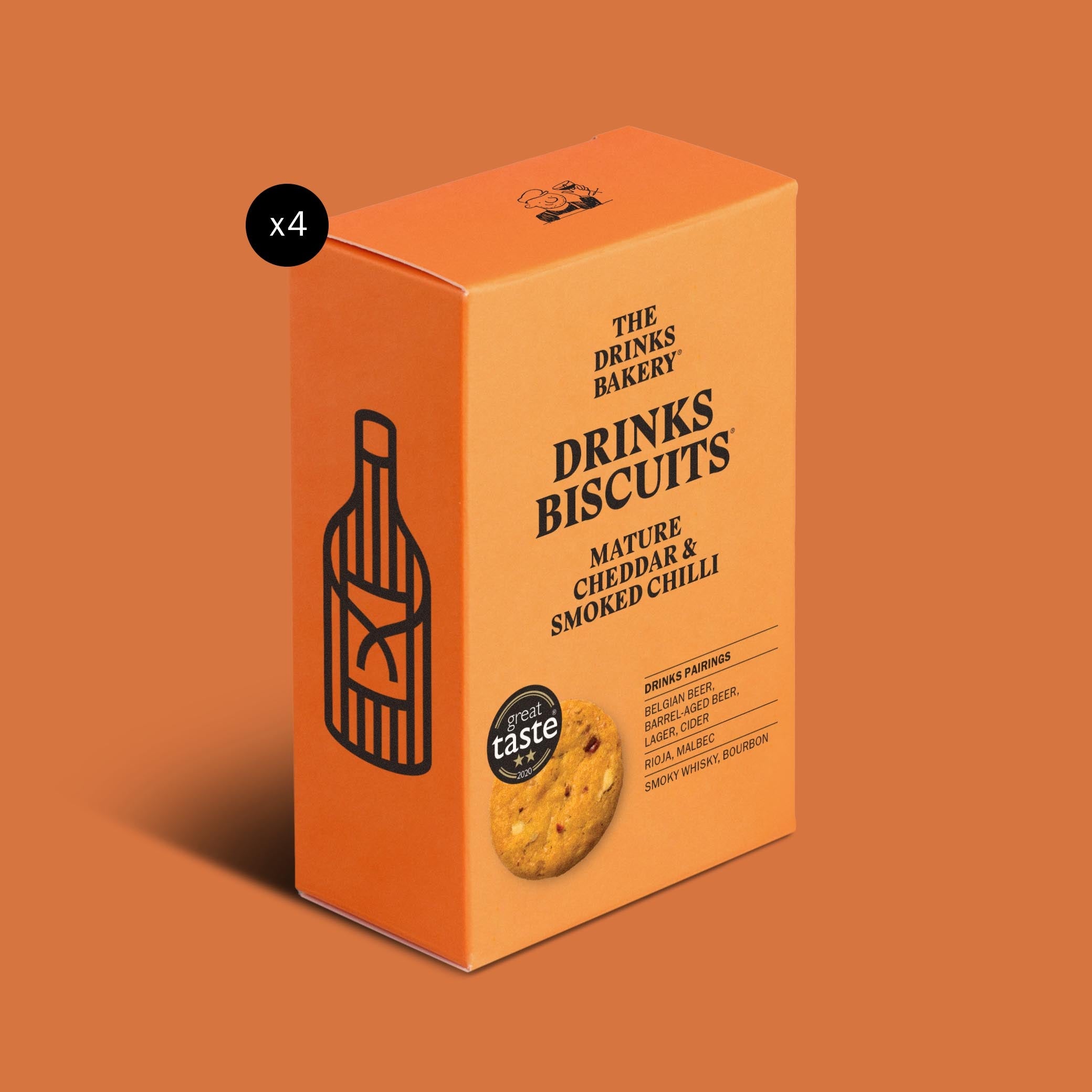 Mature Cheddar & Smoked Chilli Drinks Biscuits