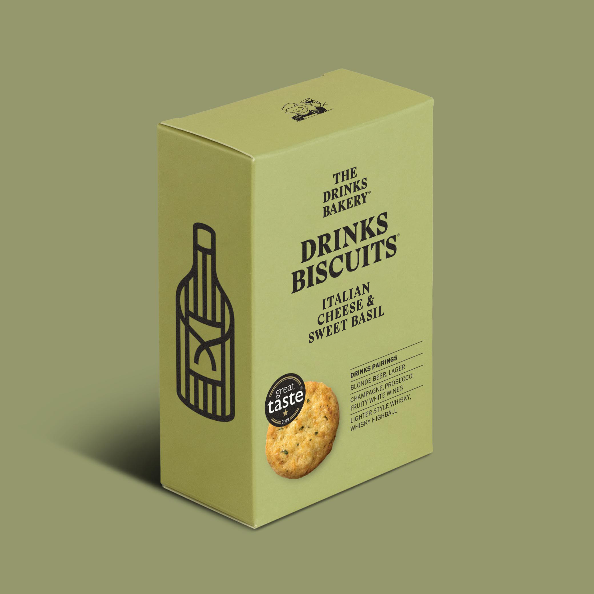 Italian Cheese & Sweet Basil Drinks Biscuits