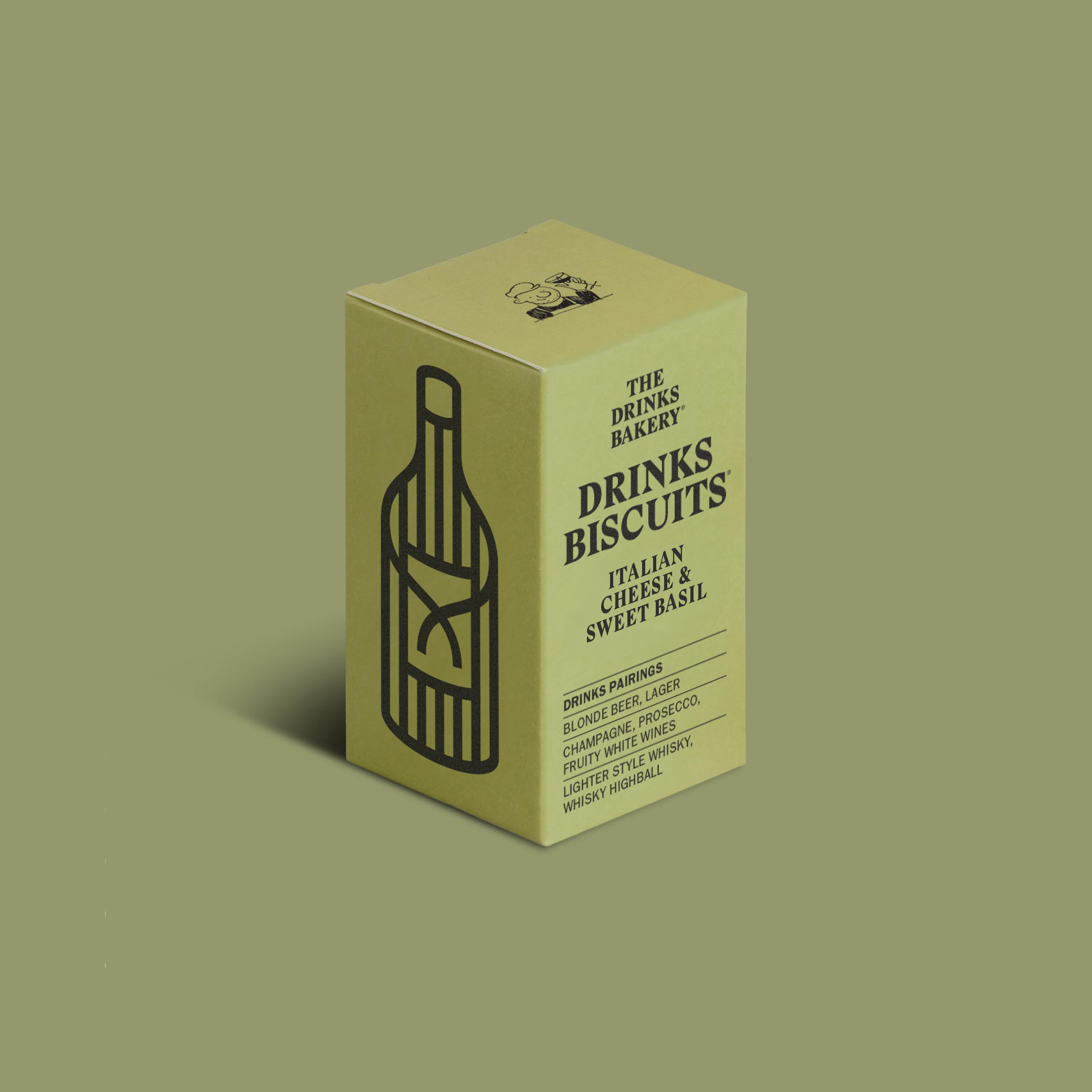 Italian Cheese & Sweet Basil Drinks Biscuits