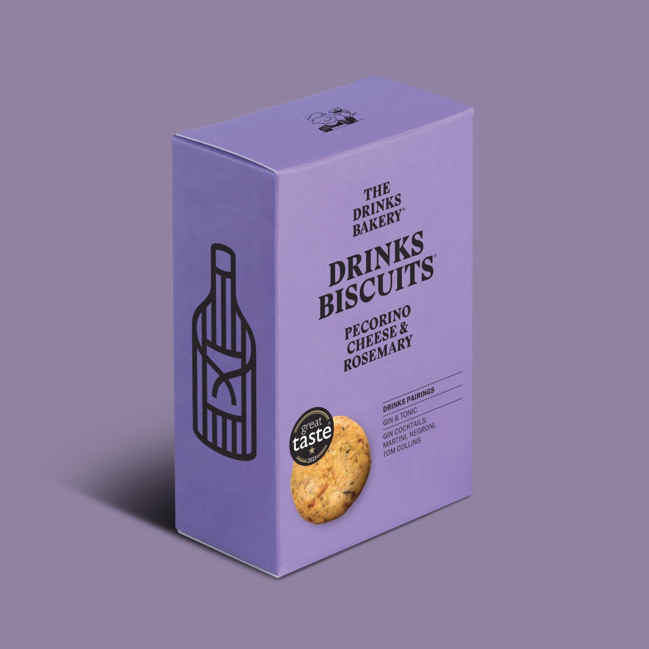 Pecorino Cheese & Rosemary Drinks Biscuits