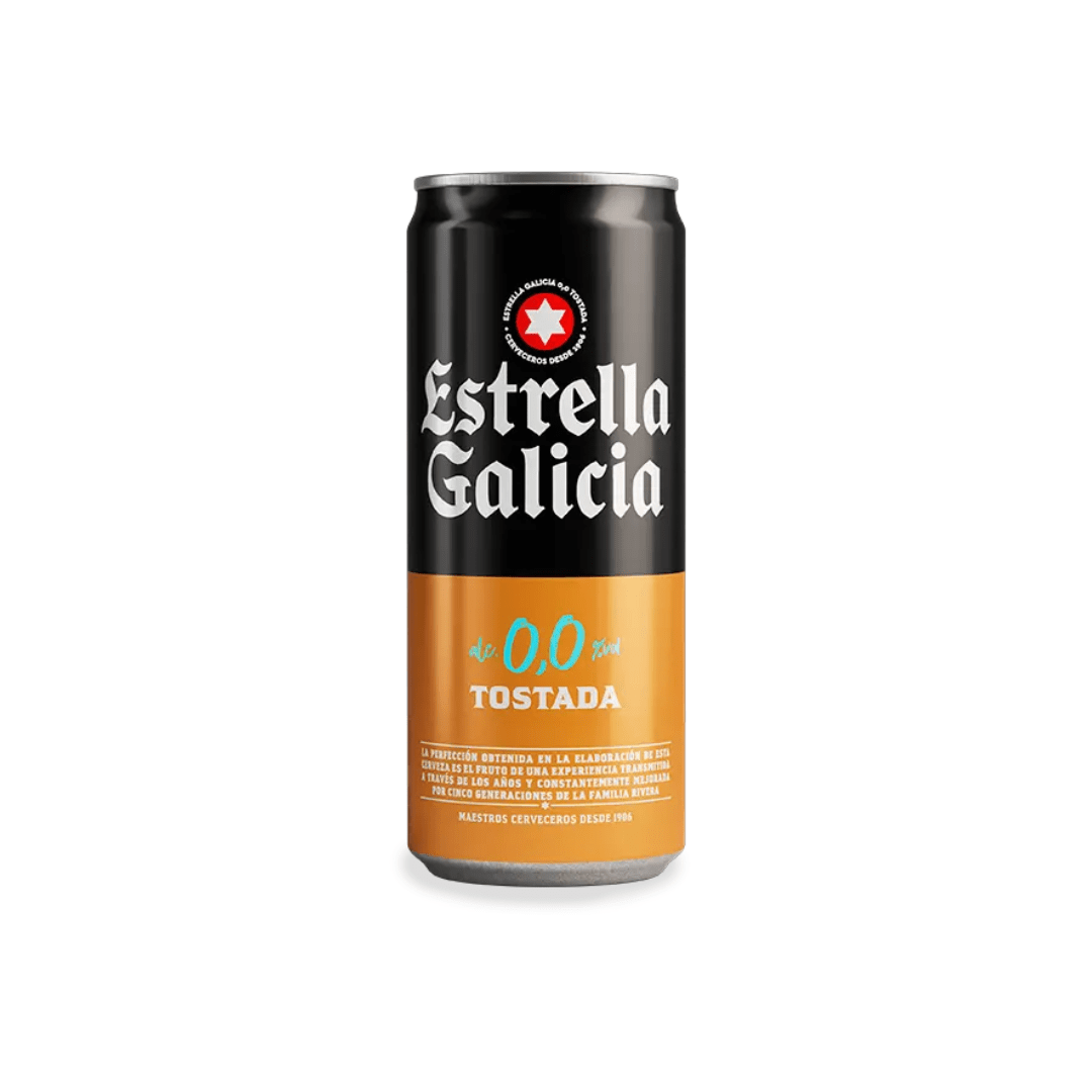 Estrella Galicia 00 Tostada - Alcohol Free Beer Dry Drinker