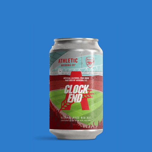 Athletic Brewing Co. Clock End Alcohol-Free Red Ale | 0.5% ABV Wise Bartender