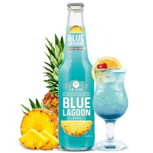 A. Le Coq Virgin Blue Lagoon Alcohol-Free Cocktail (0.0% ABV) Wise Bartender