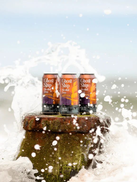 Adnams Ghost Ship Alcohol Free Pale Ale Can (0.5% ABV) NEW 440ml Can! Wise Bartender