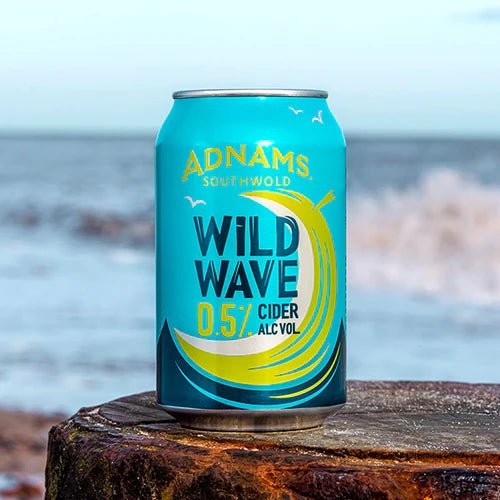 Adnams Wild Wave Low Alcohol Cider Can (0.5% ABV) Wise Bartender