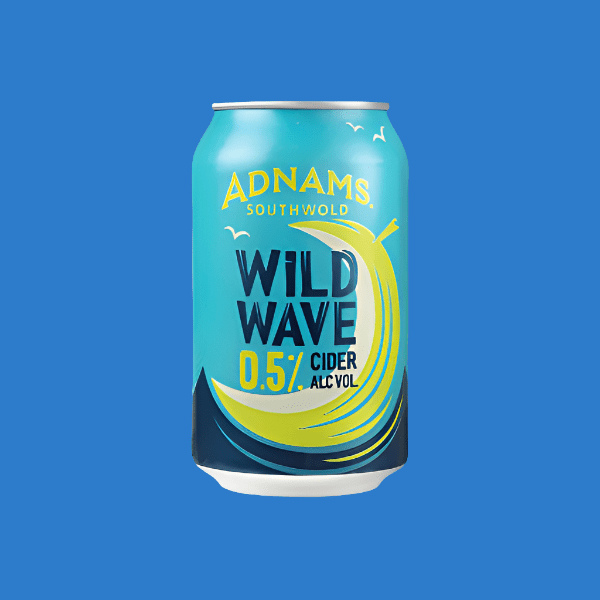 Adnams Wild Wave Low Alcohol Cider Can (0.5% ABV) Wise Bartender