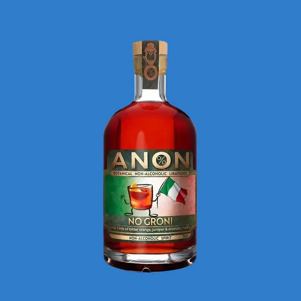 Anon Alcohol Free NoGroni (0% ABV) Wise Bartender