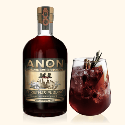 Anon Alcohol Free Spiced Cane Christmas Pudding Spirit (0% ABV) Wise Bartender