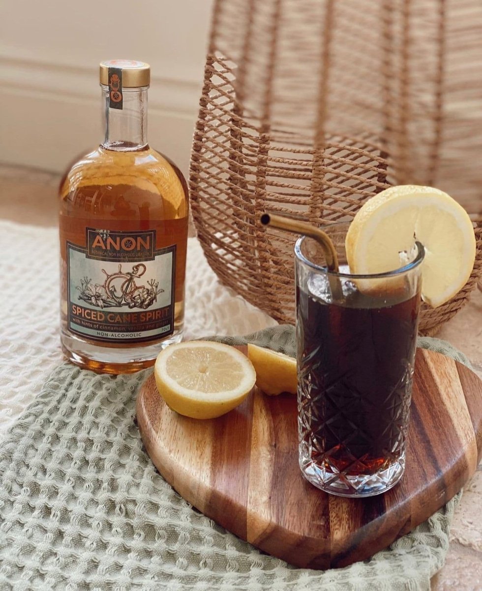 Anon Alcohol Free Spiced Cane Spirit (0% ABV) Wise Bartender