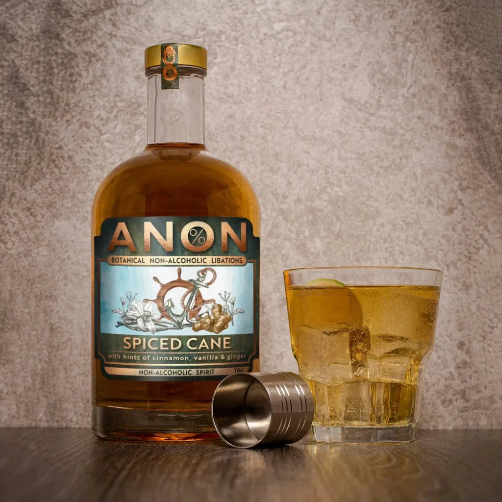 Anon Alcohol Free Spiced Cane Spirit (0% ABV) Wise Bartender