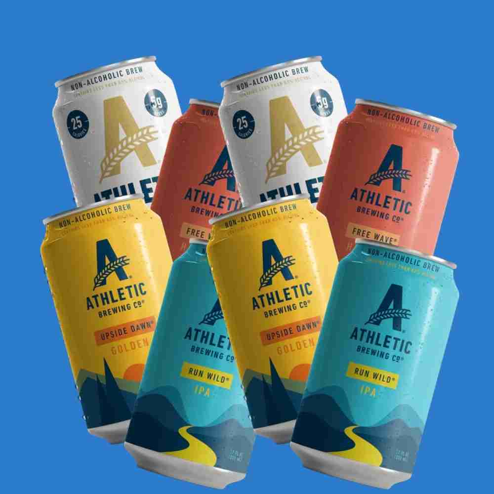 Athletic Brewing Co. Alcohol-Free Mixed Can Pack (0.5% ABV) Wise Bartender