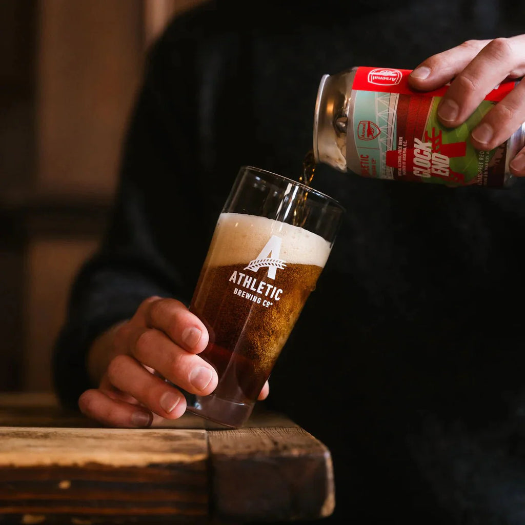 Athletic Brewing Co. Clock End Alcohol-Free Red Ale | 0.5% ABV Wise Bartender
