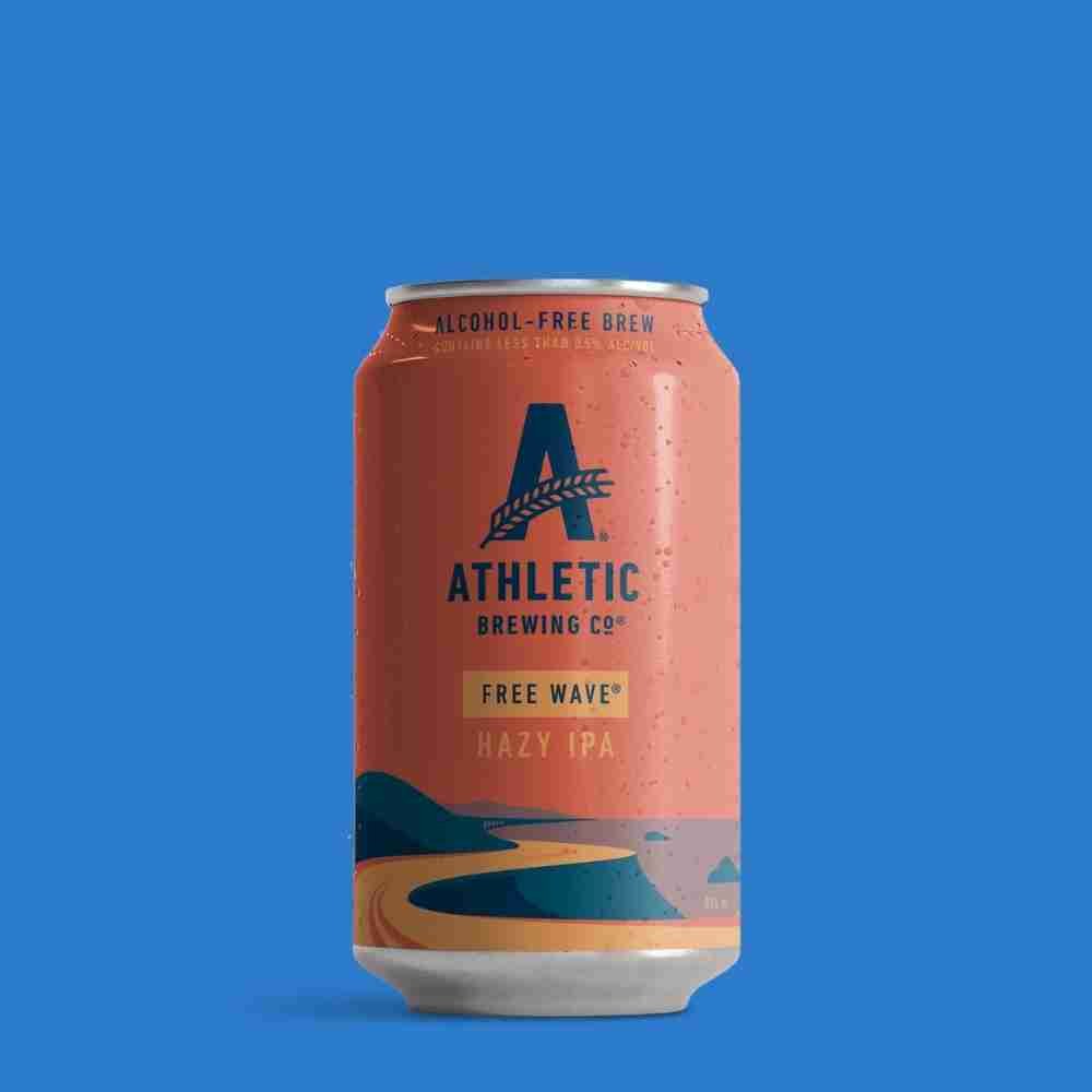 Athletic Brewing Co. Free Wave Alcohol-Free Hazy IPA (0.5% ABV) Wise Bartender