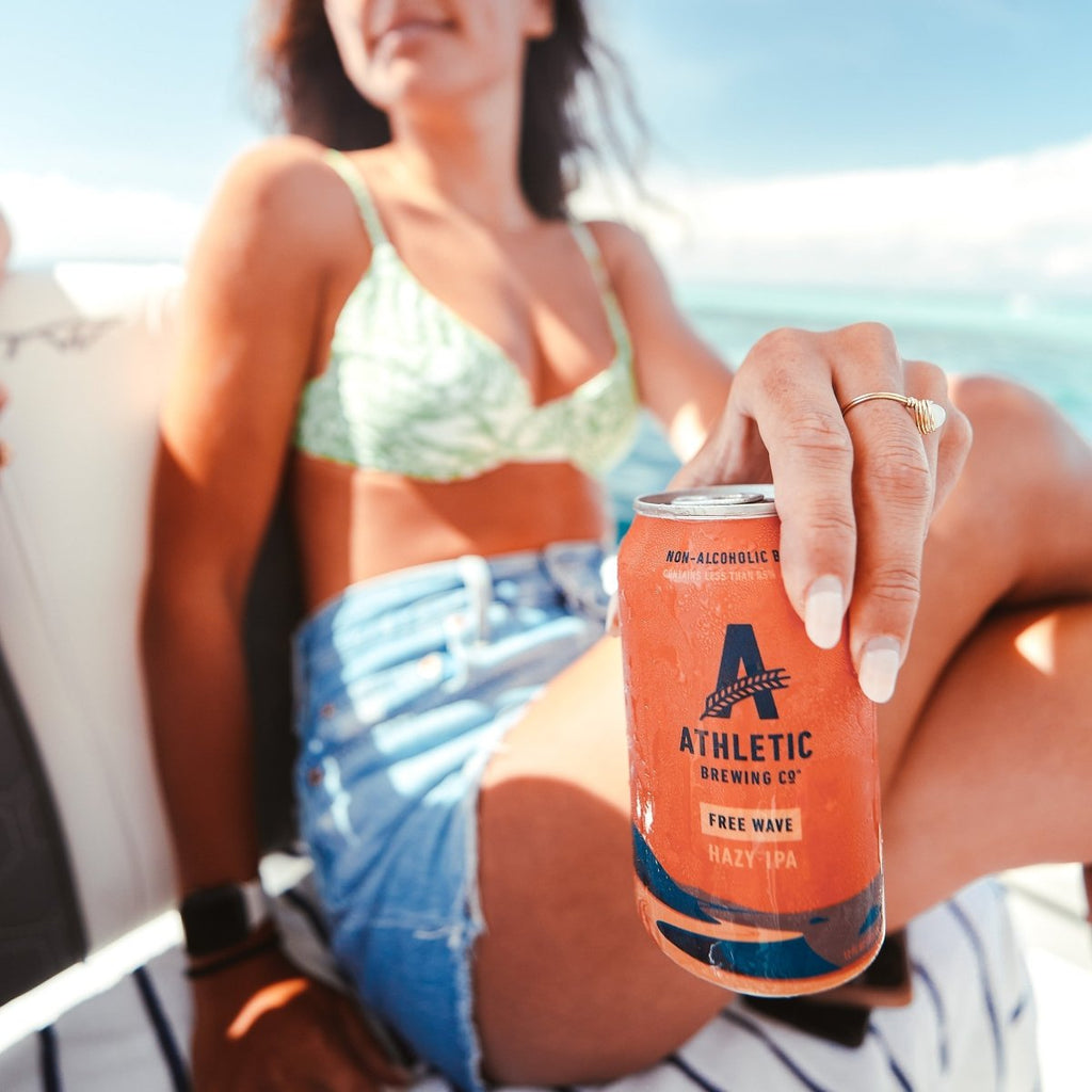 Athletic Brewing Co. Free Wave Alcohol-Free Hazy IPA (0.5% ABV) Wise Bartender