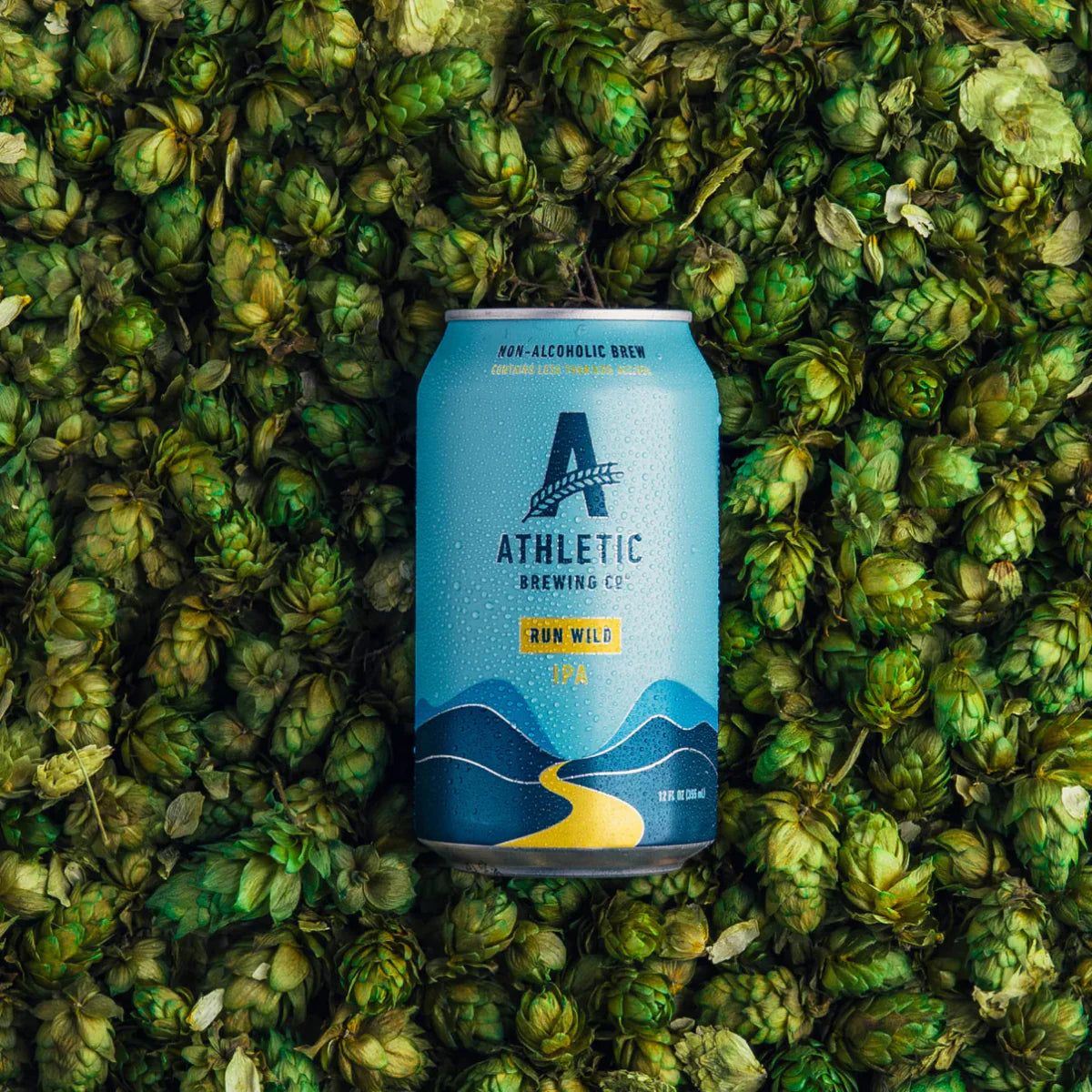 Athletic Brewing Co. Run Wild Alcohol-Free IPA (0.5% ABV) Wise Bartender