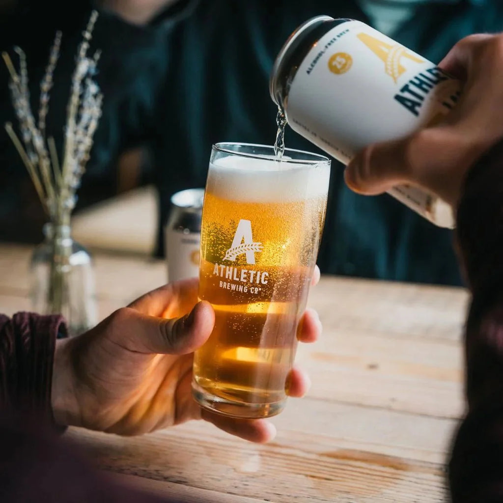 Athletic Brewing Co. Athletic Lager Alcohol-Free Lager (0.5% ABV) Wise Bartender