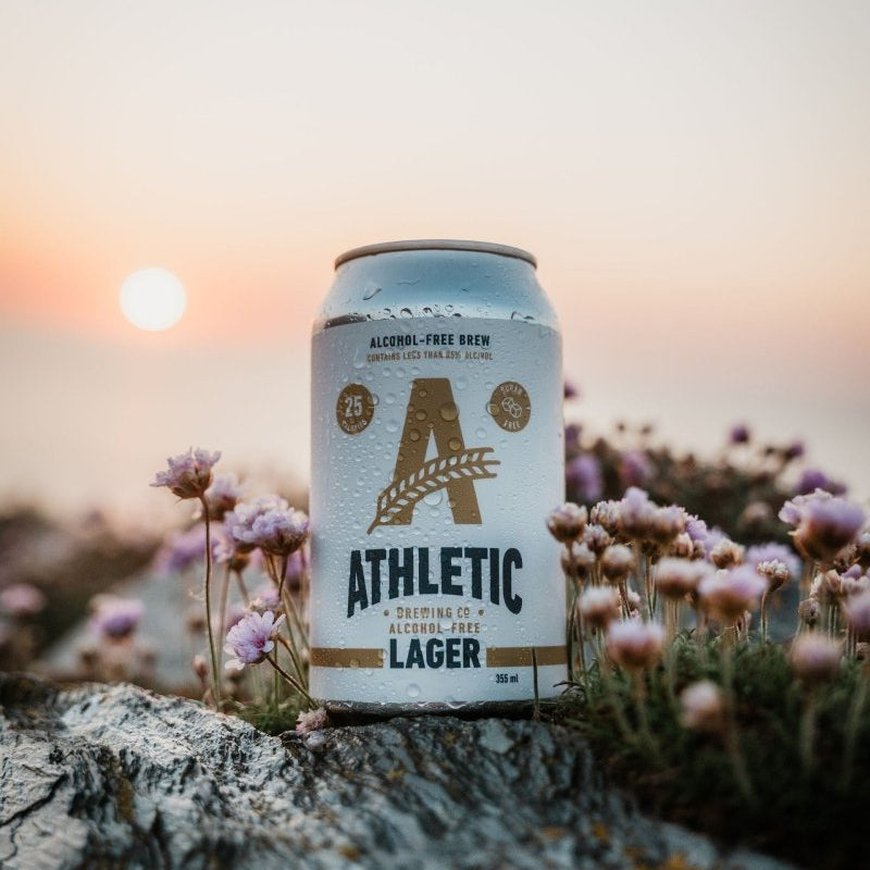Athletic Brewing Co. Athletic Lager Alcohol-Free Lager (0.5% ABV) Wise Bartender