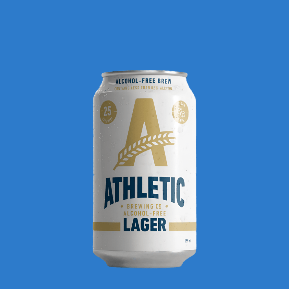 Athletic Brewing Co. Athletic Lager Alcohol-Free Lager (0.5% ABV) Wise Bartender