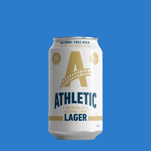 Athletic Brewing Co. Athletic Lager Alcohol-Free Lager (0.5% ABV) Wise Bartender