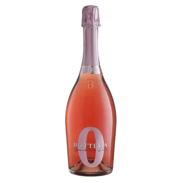 Bottega 0 Rosé 0.0% Alcohol Free Sparkling Rosé - Elegant Non Alcoholic Bubbles