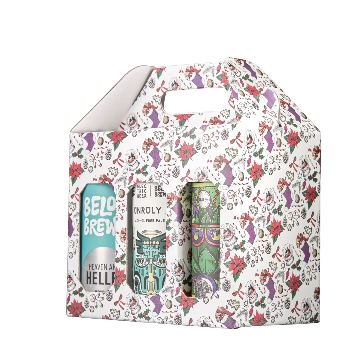 Premium Christmas Alcohol Free Beer Gift Box – A Curated Selection of 6 Craft Brews Dry Drinker