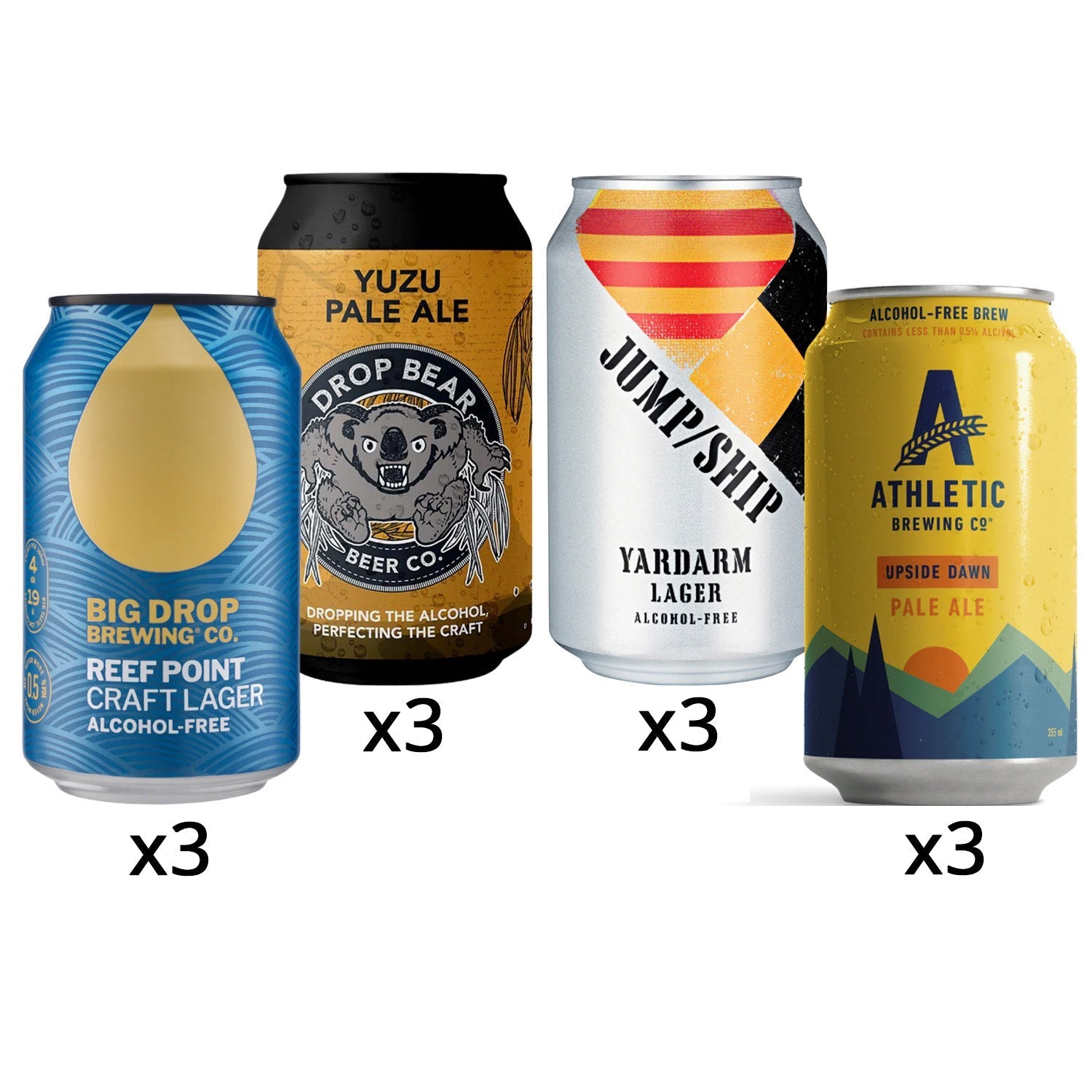 TAFC's Gluten Free Non Alcoholic Beer Mixed Case