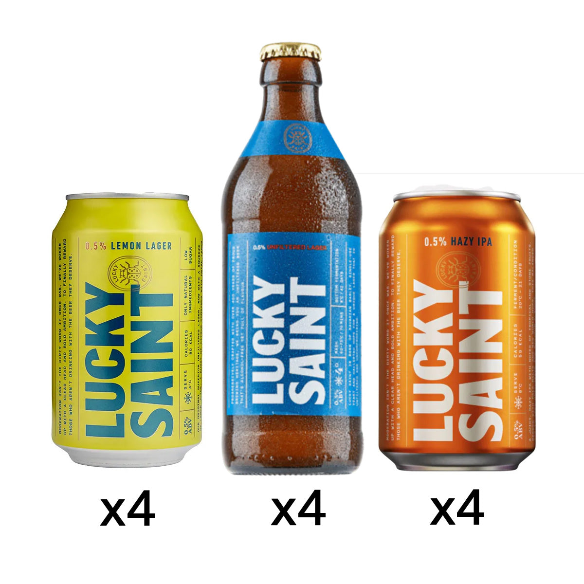 The Saintly Trio - Lucky Saint Discovery Pack The Alcohol Free Co