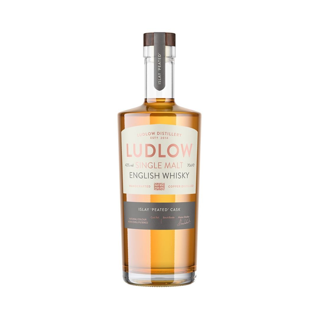 Ludlow Distillery Islay Peated Cask Single Malt English Whisky, 70cl