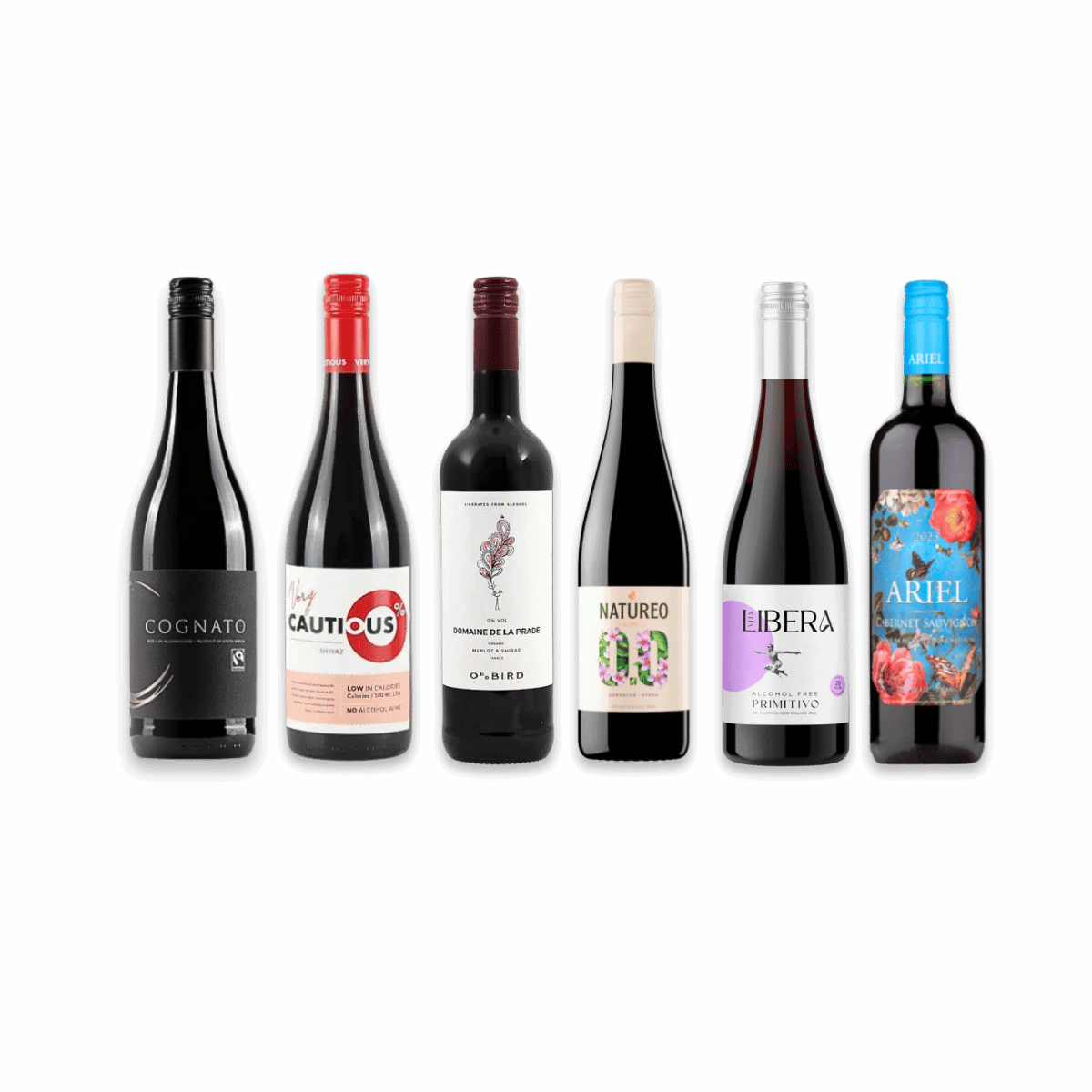 Mixed Non-Alcoholic Red Wine Bundle