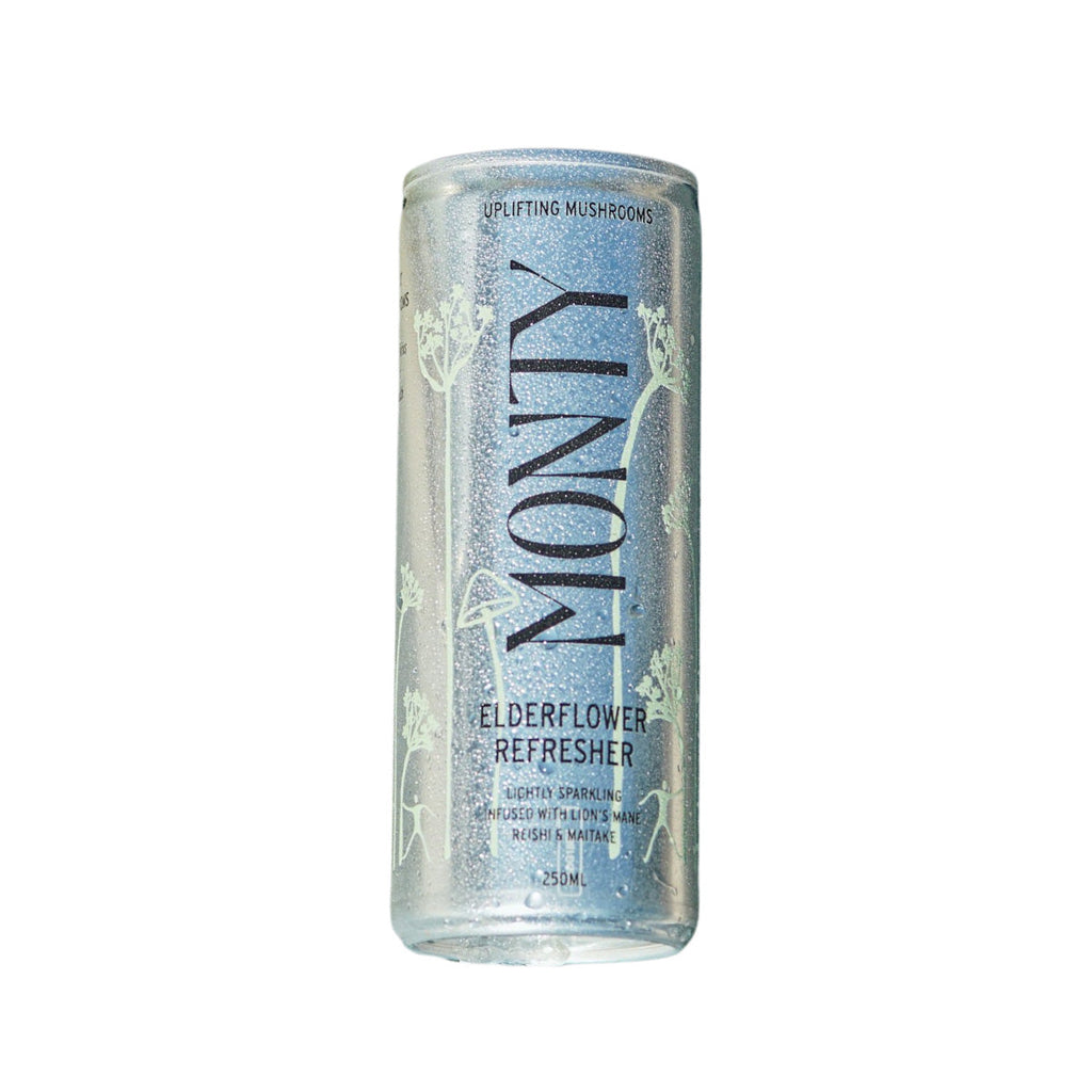 Monty Elderflower - Social Soda with Lion’s Mane Alcohol Free Sparkling